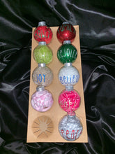 Load image into Gallery viewer, &quot;Angel is Heaven called Mom&quot; Memorial Glass Christmas Ornament