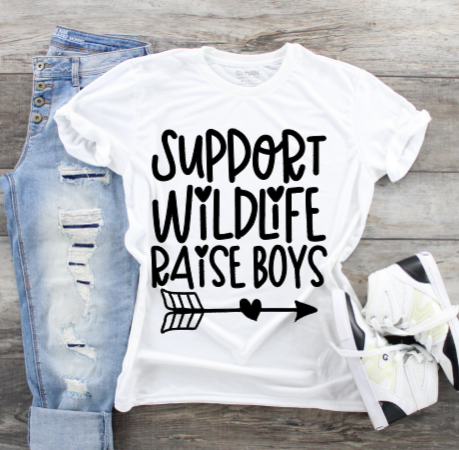 Funny Mom T-Shirts - Raise Boys