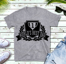 Load image into Gallery viewer, Fathers Day T-Shirt - Worlds Best Dad
